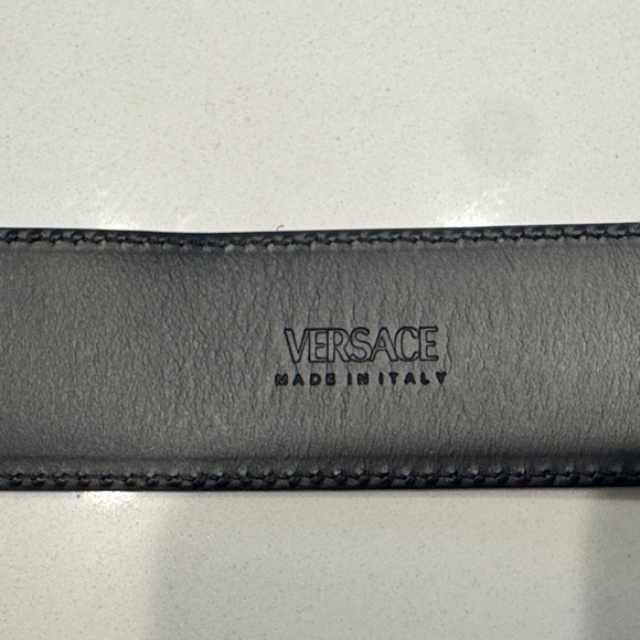 Versace Black, Gray, Orange, Magenta Men’s or Womens Belt - Picture 6 of 8